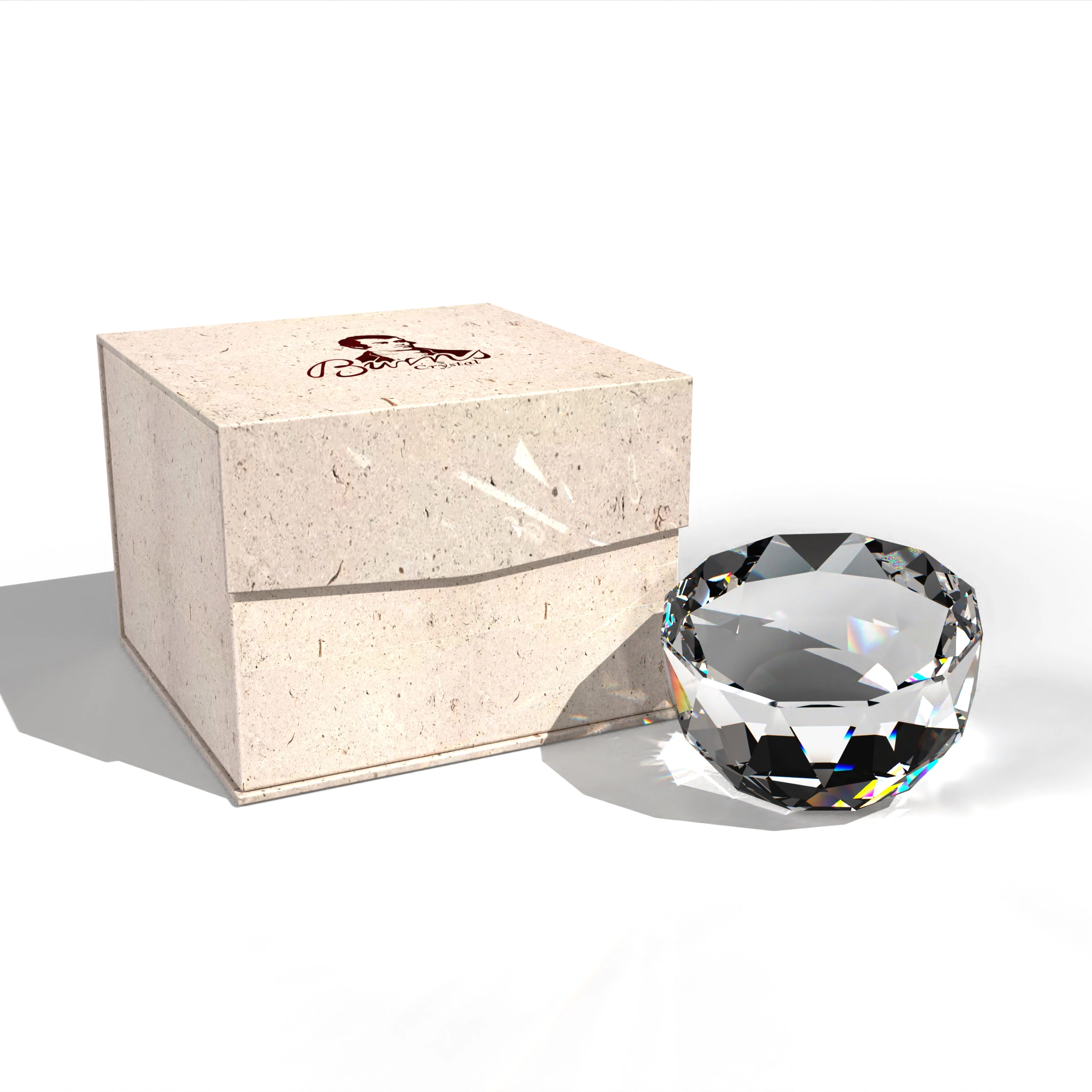 Islay Paperweight Facet Cut